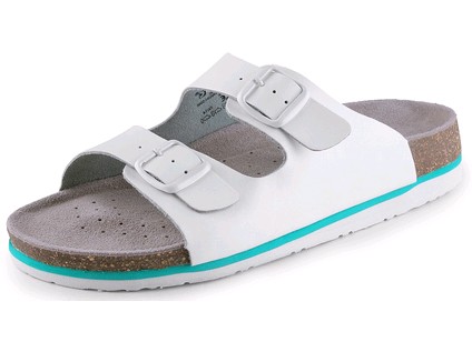 Obuv nazouvák CXS CORK LISA, dámský, bez pásku, bílý, vel. 38